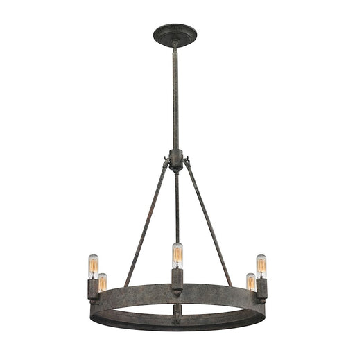 ELK Lighting Lewisburg Chandelier, Malted Rust