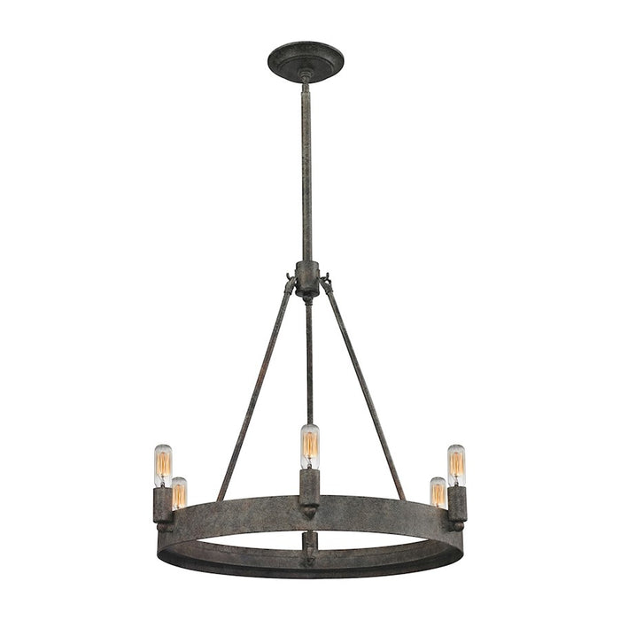 ELK Lighting Lewisburg Chandelier, Malted Rust