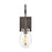 ELK Lighting Jaelyn 1-Light Sconce, Oil Rubbed Bronze/Clear Glass