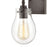 ELK Lighting Jaelyn 1-Light Sconce, Oil Rubbed Bronze/Clear Glass