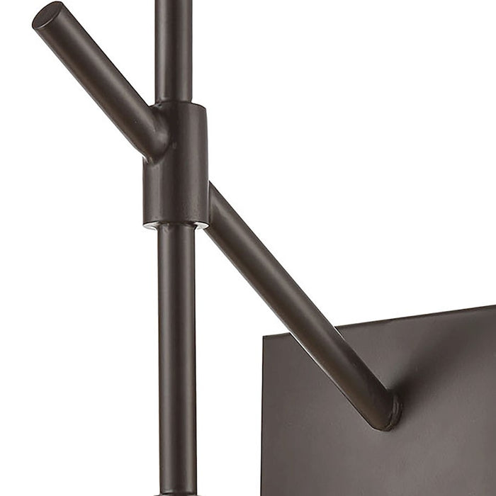 ELK Lighting Jaelyn 1-Light Sconce, Oil Rubbed Bronze/Clear Glass