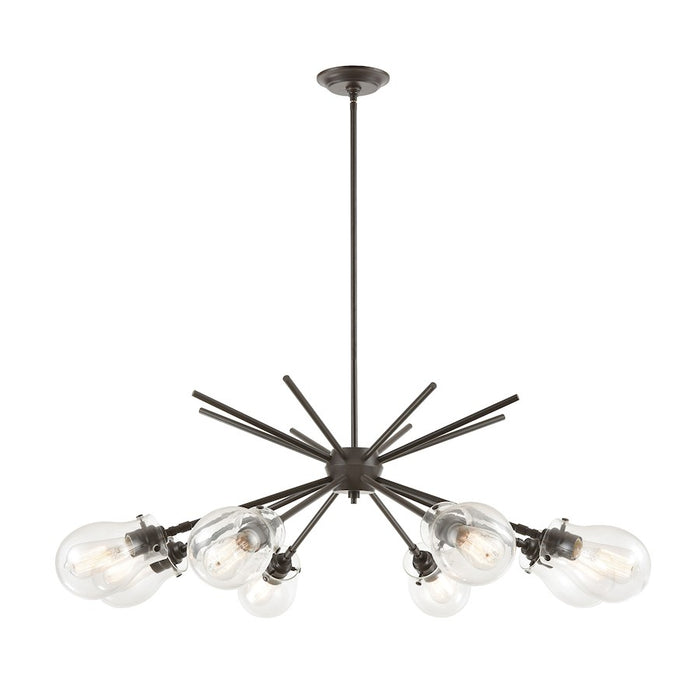 ELK Lighting Jaelyn Chandelier, Oil Rubbed Bronze/Clear Glass