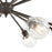 ELK Lighting Jaelyn Chandelier, Oil Rubbed Bronze/Clear Glass