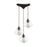 ELK Lighting Kelsey 3-Light Triangular Pendant, Bronze