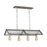 ELK Lighting Ridgeview Chandelier, Nickel & Zinc/Seedy