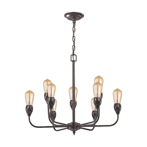 ELK Lighting Vernon Chandelier, Oil Rubbed Bronze