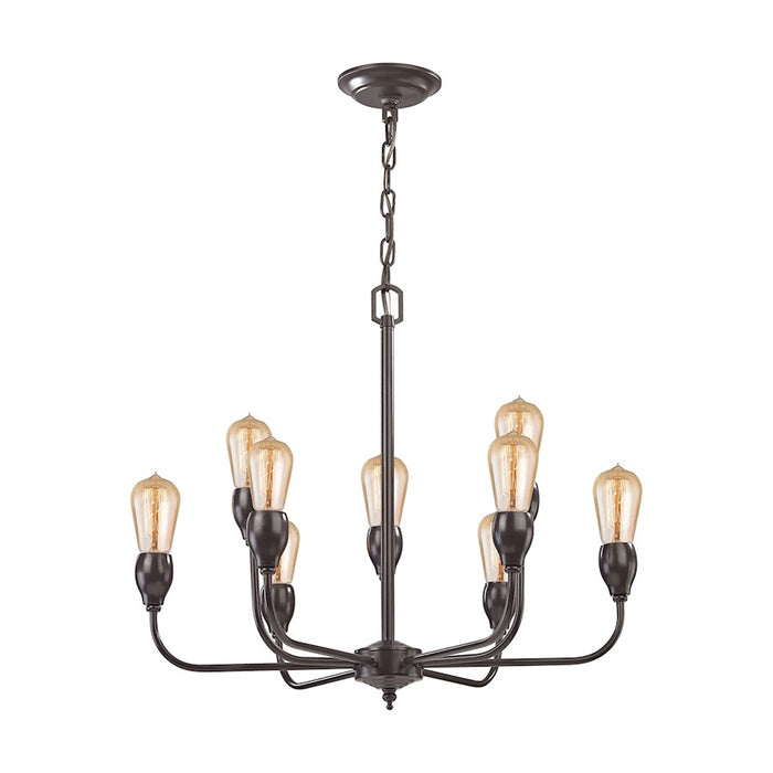 ELK Lighting Vernon Chandelier, Oil Rubbed Bronze
