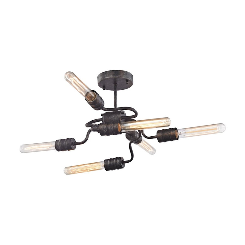 ELK Lighting Transit 6-Light Semi Flush