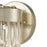 ELK Lighting Morning Frost 1-Light Sconce, Silver/Clear /Frosted Drops