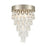 ELK Lighting Morning Frost 4-Light Flush, Silver/Clear /Frosted Drops