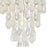 ELK Lighting Morning Frost 4-Light Flush, Silver/Clear /Frosted Drops