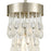 ELK Lighting Morning Frost 1-Light Mini Pendant, Silver/Clear