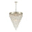 ELK Lighting Morning Frost Chandelier, Silver/Clear