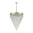 ELK Lighting Morning Frost Chandelier, Silver/Clear