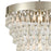 ELK Lighting Morning Frost Chandelier, Silver/Clear