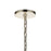 ELK Lighting Morning Frost Chandelier, Silver/Clear