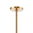 ELK Lighting Collective 3-Light Island Light, Satin Brass/Clear Glass