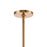 ELK Lighting Collective 10-Light Chandelier, Satin Brass/Clear Glass