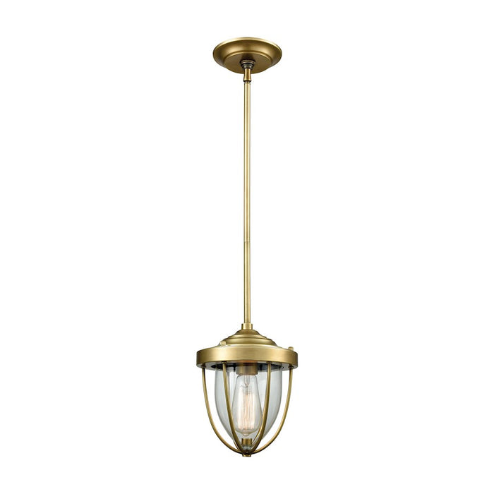 ELK Lighting Sturgis 1-Light Mini Pendant, Clear Blown