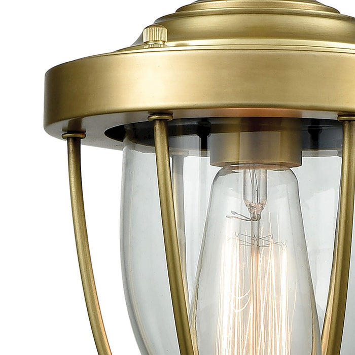 ELK Lighting Sturgis 1-Light Mini Pendant, Clear Blown