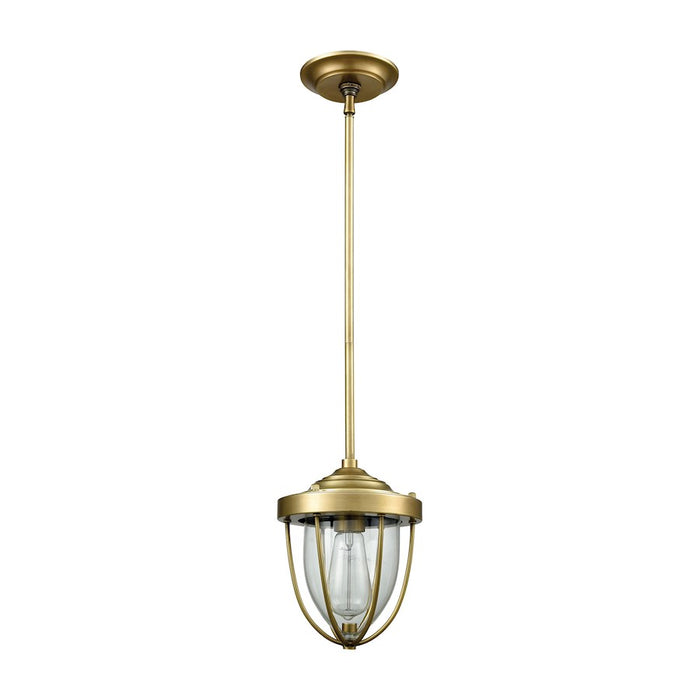 ELK Lighting Sturgis 1-Light Mini Pendant, Clear Blown