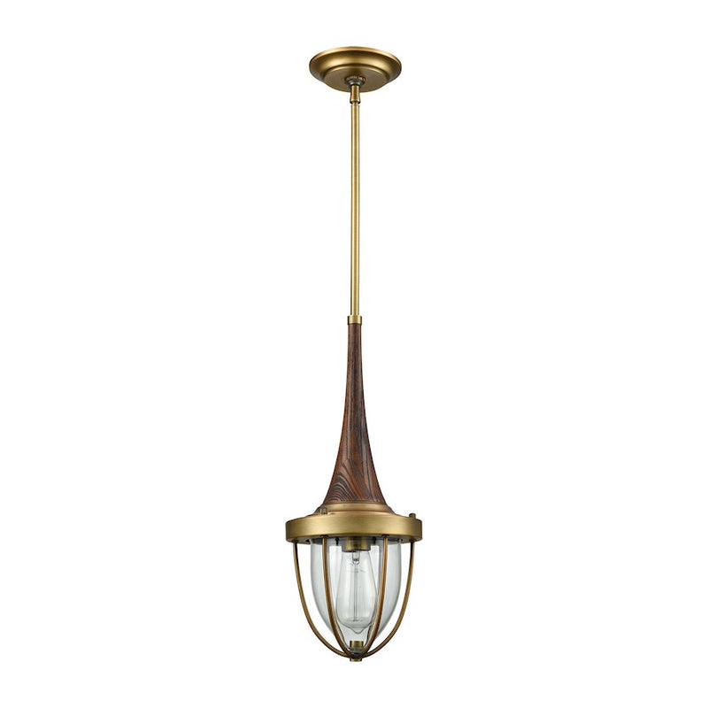 ELK Lighting Sturgis 1-Light Mini Pendant, Clear