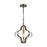 ELK Lighting Janis 1-Light Pendant, Aged Bronze and Aged Brass