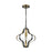 ELK Lighting Janis 1-Light Pendant, Aged Bronze and Aged Brass