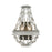 ELK Lighting Summerton 2-Light Sconce, Gray & Malted Rust/Strung Beads