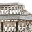 ELK Lighting Summerton 6-Light Linear Chandelier, Gray & Rust