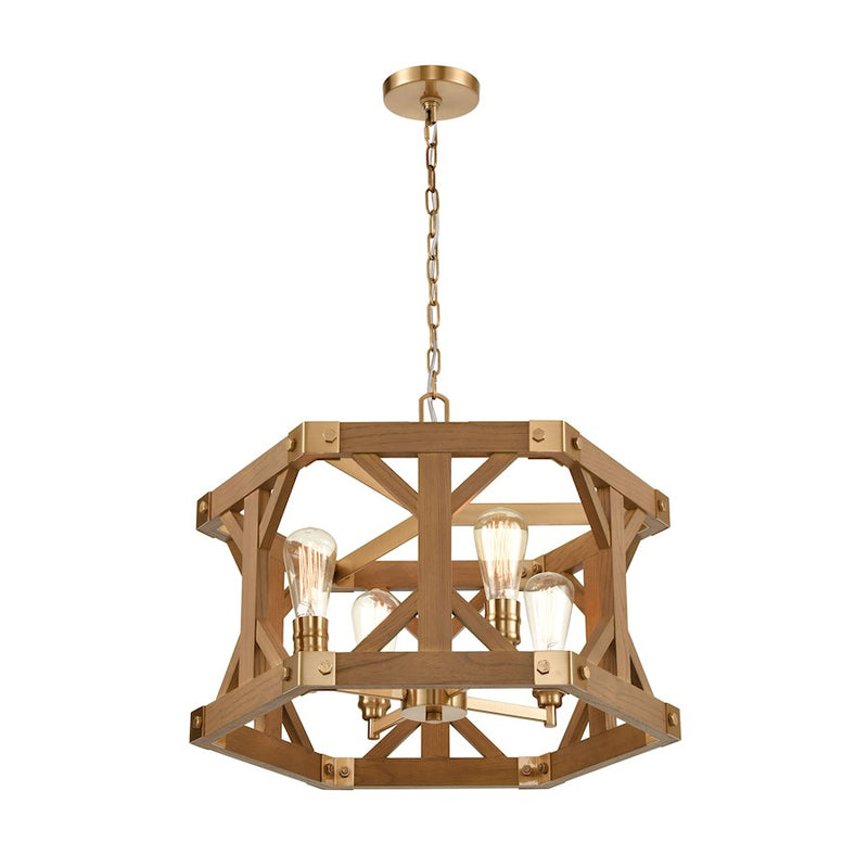 ELK Lighting Structure 4-Light Chandelier