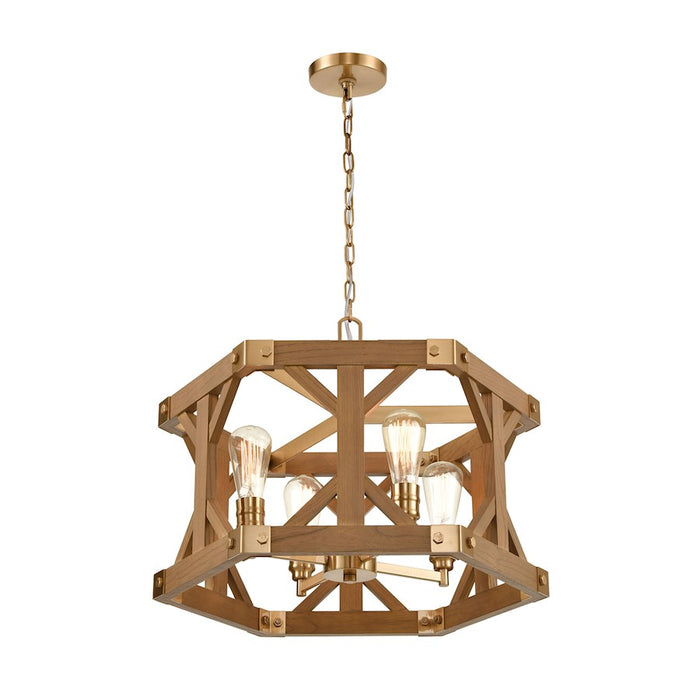 ELK Lighting Structure 4-Light Chandelier