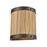 ELK Lighting Wooden Barrel 2-Light Sconce
