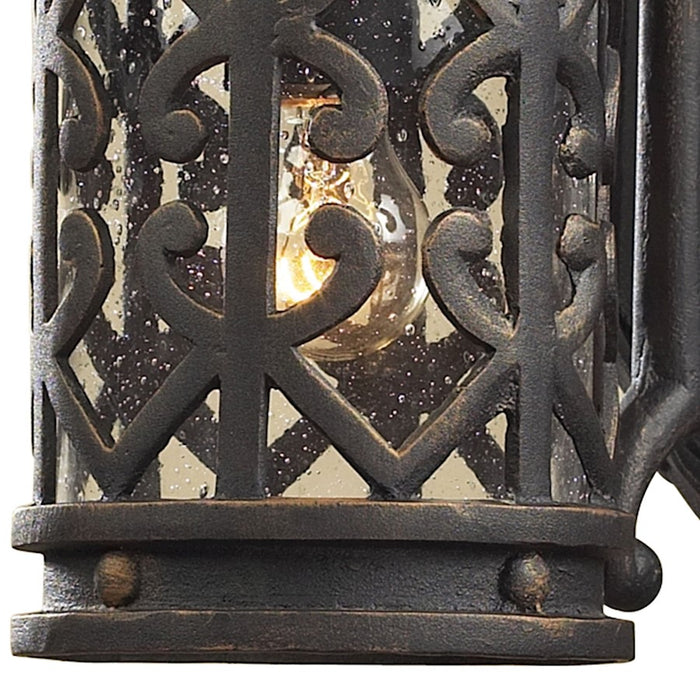 ELK Lighting Tuscany Coast 1-Light Outdoor Wall Lantern, Charcoal