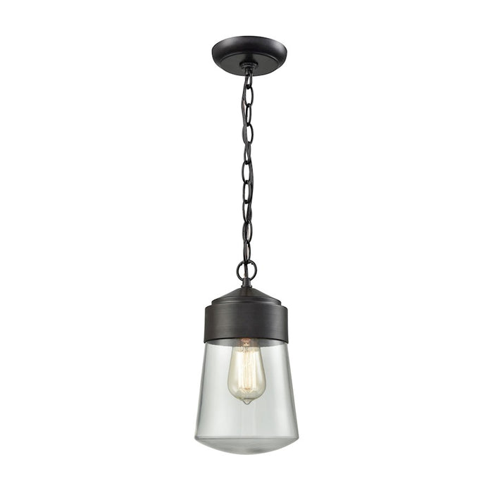 ELK Lighting Mullen Gate 1-Light Outdoor Pendant, Oil Rubbed Bronze