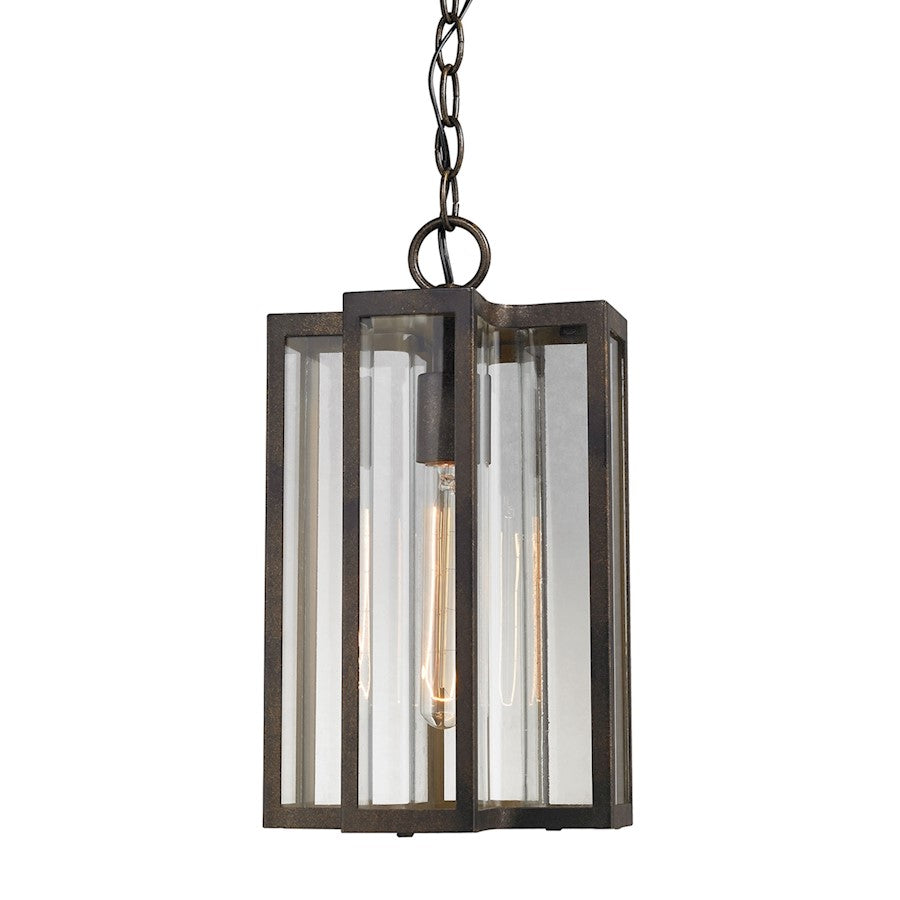 ELK Lighting Bianca 1-Light Outdoor Pendant, Hazelnut Bronze