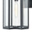 ELK Lighting Bianca 1-Light Sconce, Aged Zinc/Clear