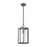 ELK Lighting Bianca 1-Light Hanging, Aged Zinc/Clear
