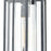 ELK Lighting Bianca 1-Light Hanging, Aged Zinc/Clear