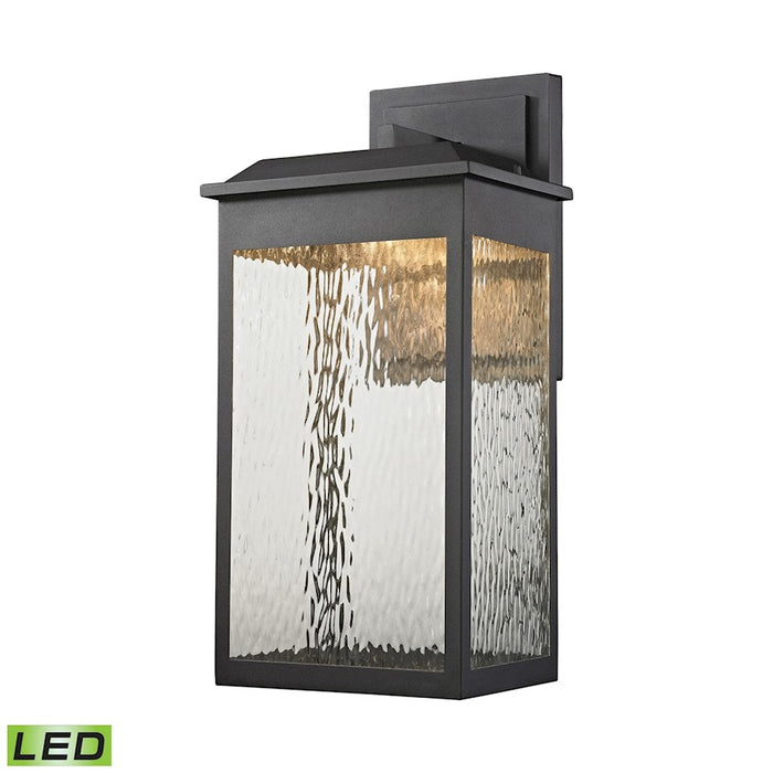 ELK Lighting Newcastle 1-Light Outdoor Wall, Black, LED
