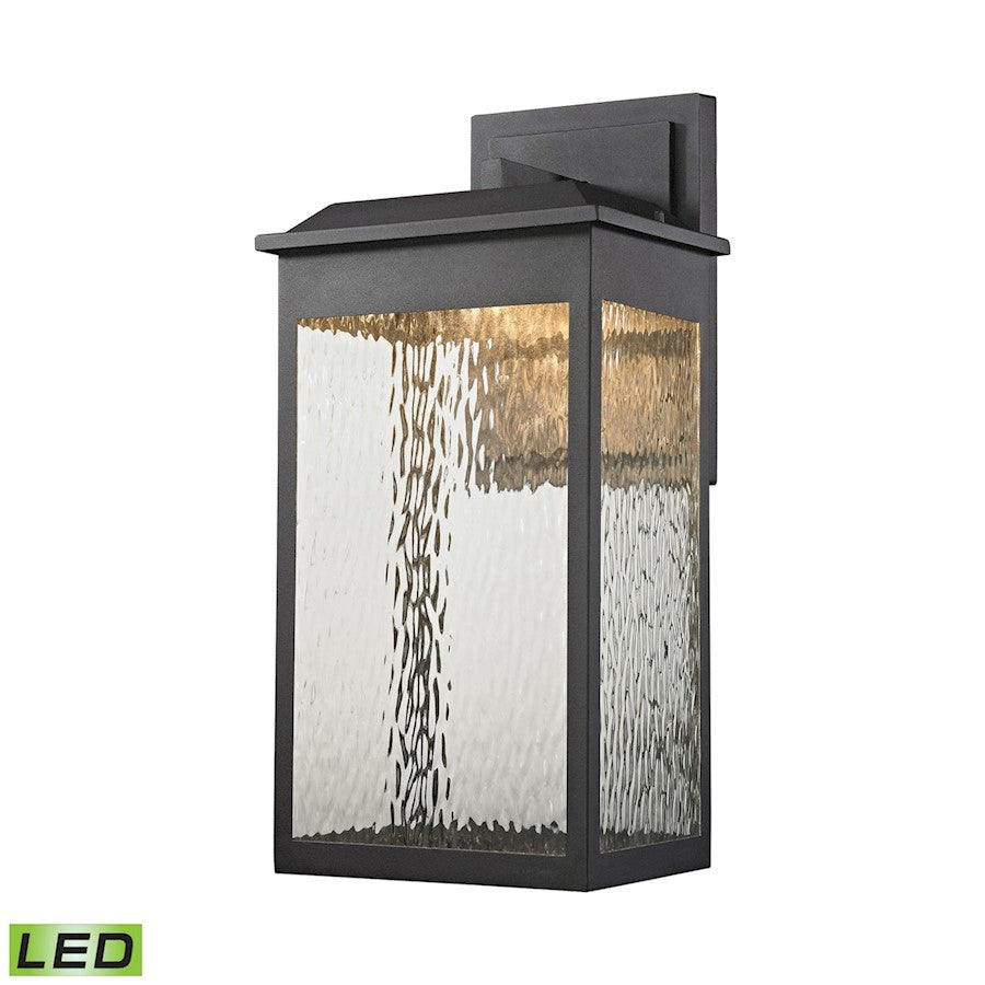 ELK Lighting Newcastle 1-Light Outdoor Wall, Black, LED