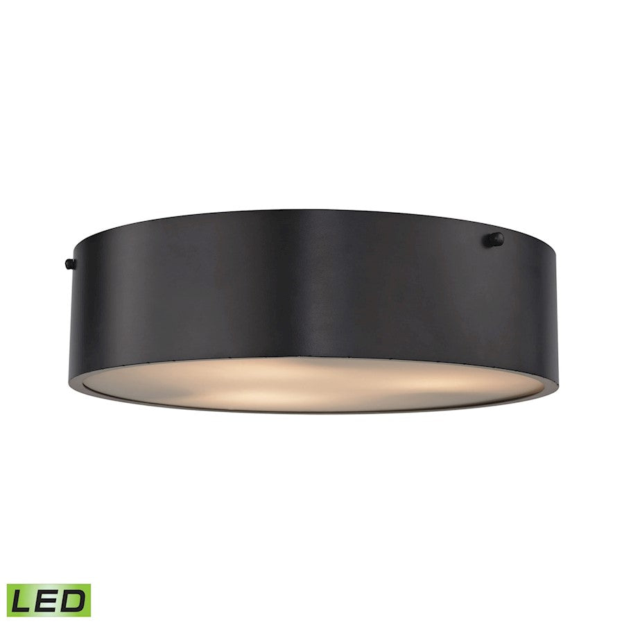 ELK Lighting Clayton Flush Mount, Oiled Bronze LED