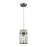 ELK Lighting Urban Form Mini Pendant, Nickel/Concrete