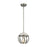 ELK Lighting Urban Form Mini Pendant, Nickel/Concrete & Metal Cage