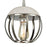 ELK Lighting Urban Form Mini Pendant, Nickel/Concrete & Metal Cage