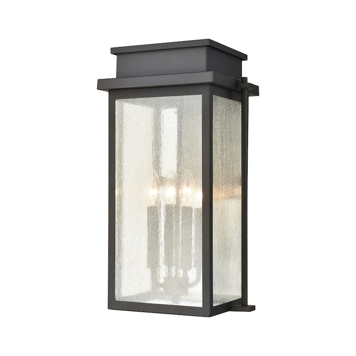 ELK Lighting Braddock Outdoor Sconce, Bronze/Seedy