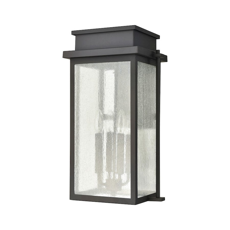 ELK Lighting Braddock Outdoor Sconce, Bronze/Seedy