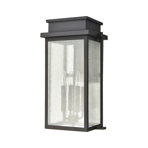 ELK Lighting Braddock Outdoor Sconce, Bronze/Seedy
