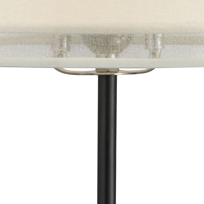 ELK Lighting Ashland Table Lamp, Matte Black