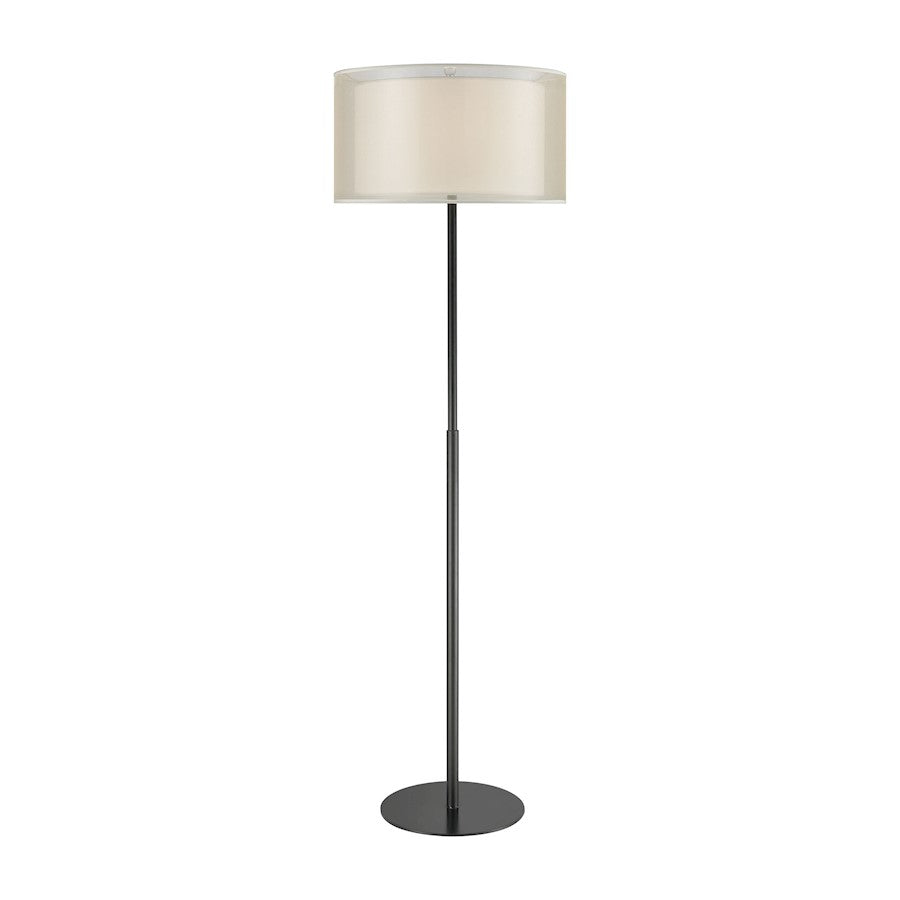ELK Lighting Ashland Floor Lamp, Matte Black
